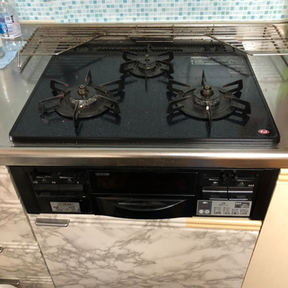 イーライフサポート　コンロ交換前