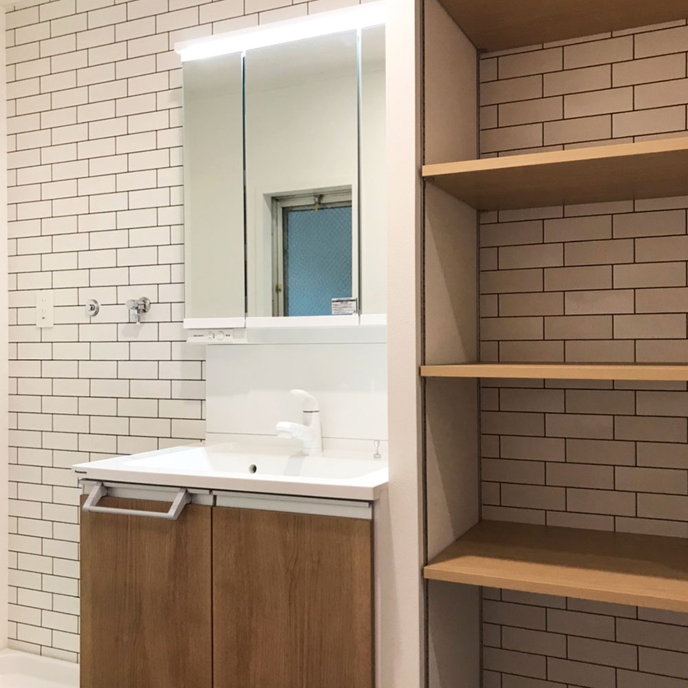 イーライフサポート　洗面台リフォーム後