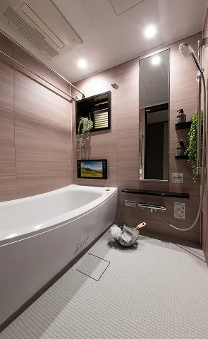 バスルーム モデルルーム内観｜エステムコート御堂筋あびこⅡフェアリー｜大阪市住吉区