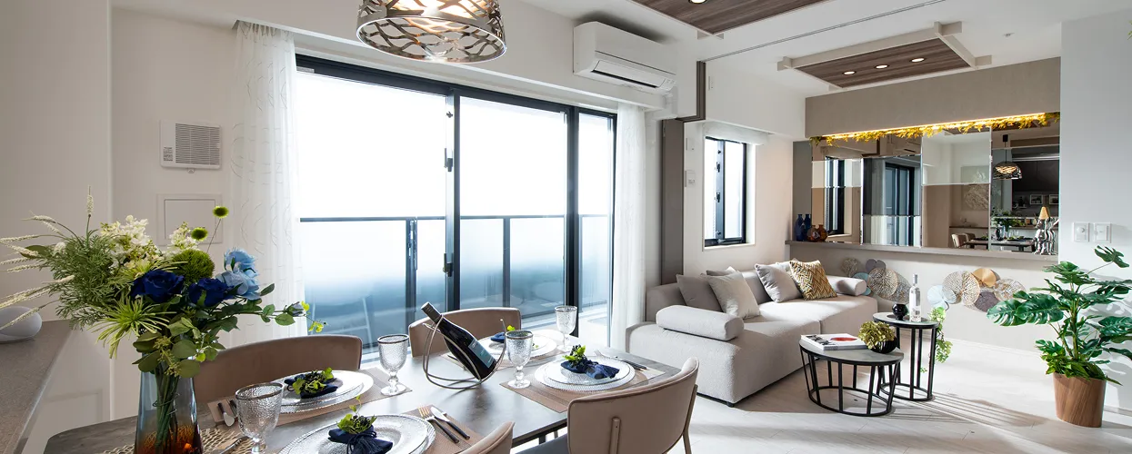 モデルルーム内観｜エステムコート御堂筋あびこⅡフェアリー｜大阪市住吉区