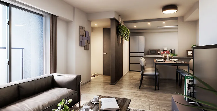 粋なリビング｜エステムコート伏見丹波橋｜京都市伏見区