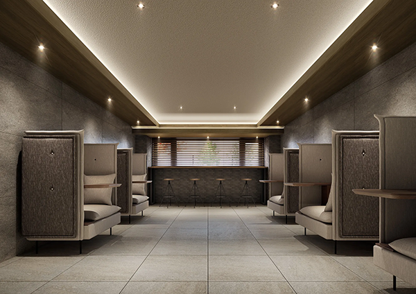 １階敷地配置図イメージイラスト｜エステムコート伏見丹波橋｜日商エステム