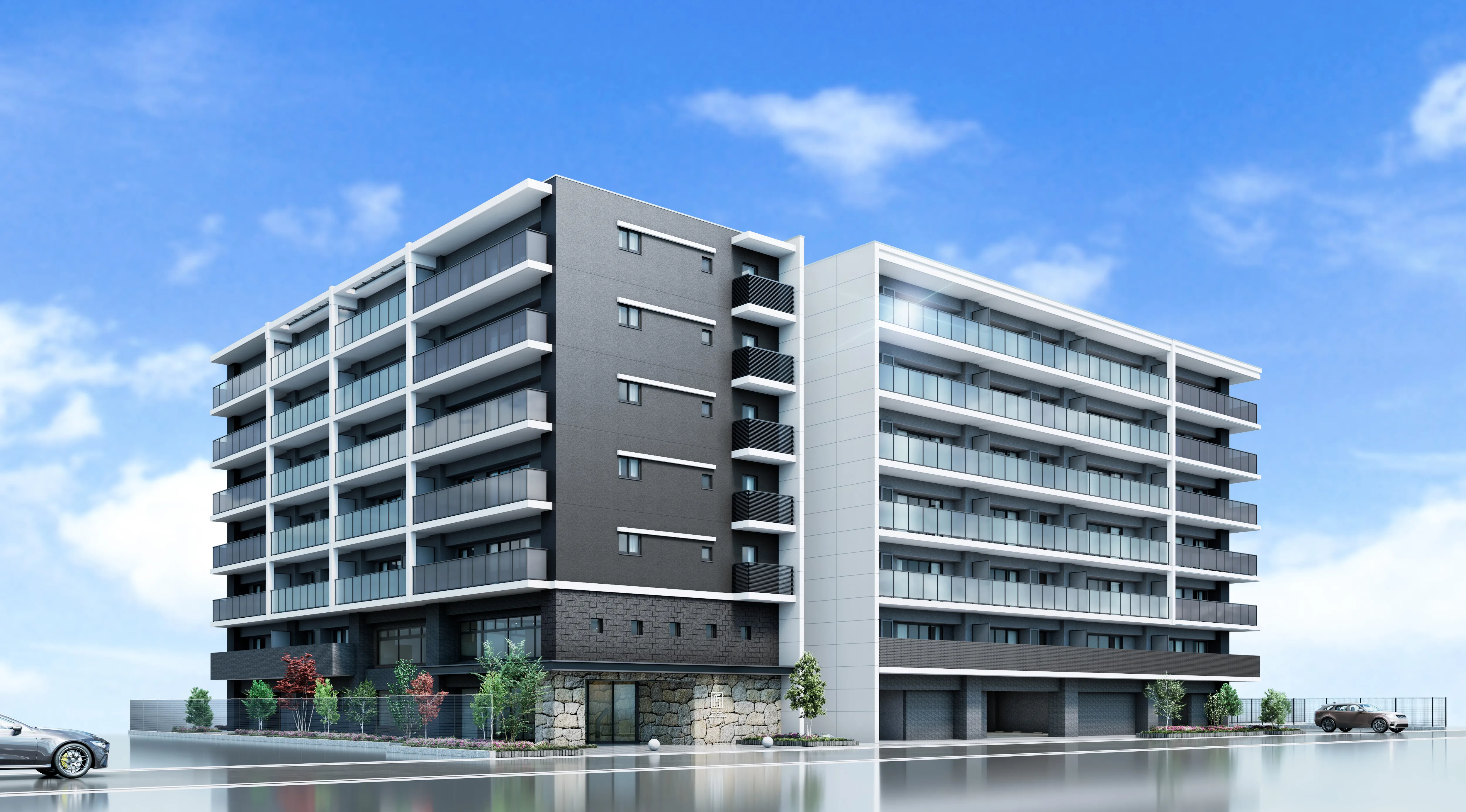 外観完成予想図｜エステムコート伏見丹波橋｜日商エステム