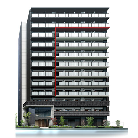 エステムコート難波WEST-SIDEⅧ エクシーナ(1LDKタイプ)